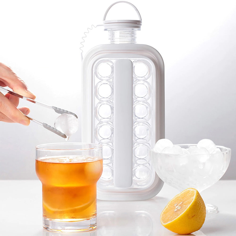 Ice Cube Maker Tool Portable Creative Silicone Ice Bottle Mold