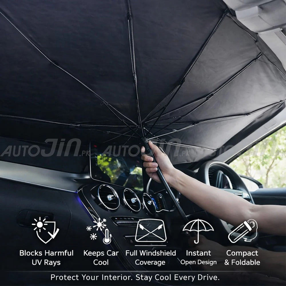 Universal Car Windshield Sun Shade Umbrella Protector