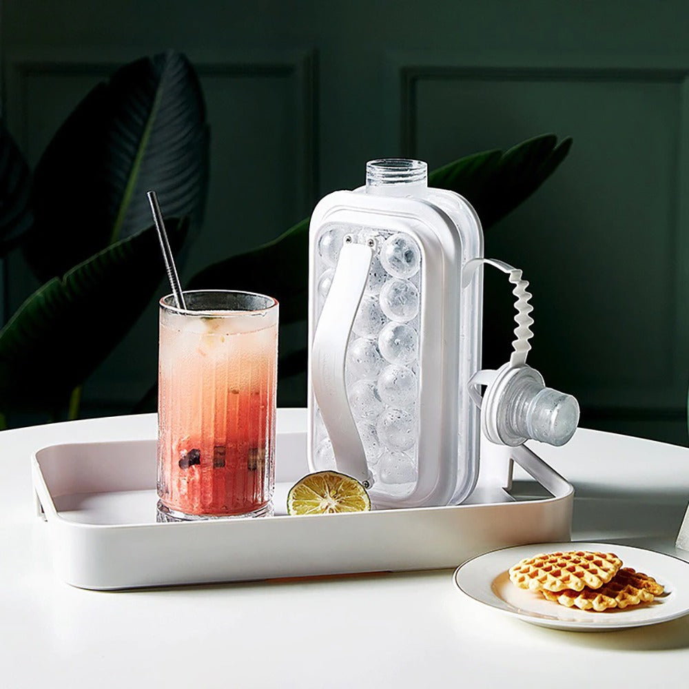 Ice Cube Maker Tool Portable Creative Silicone Ice Bottle Mold