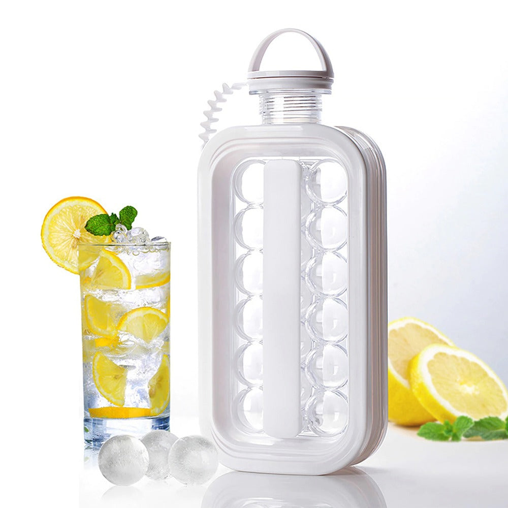 Ice Cube Maker Tool Portable Creative Silicone Ice Bottle Mold