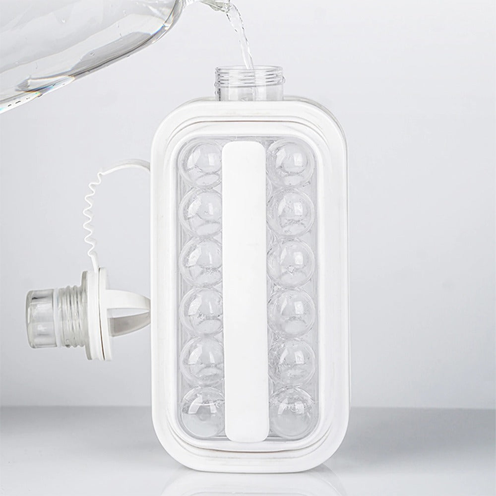 Ice Cube Maker Tool Portable Creative Silicone Ice Bottle Mold