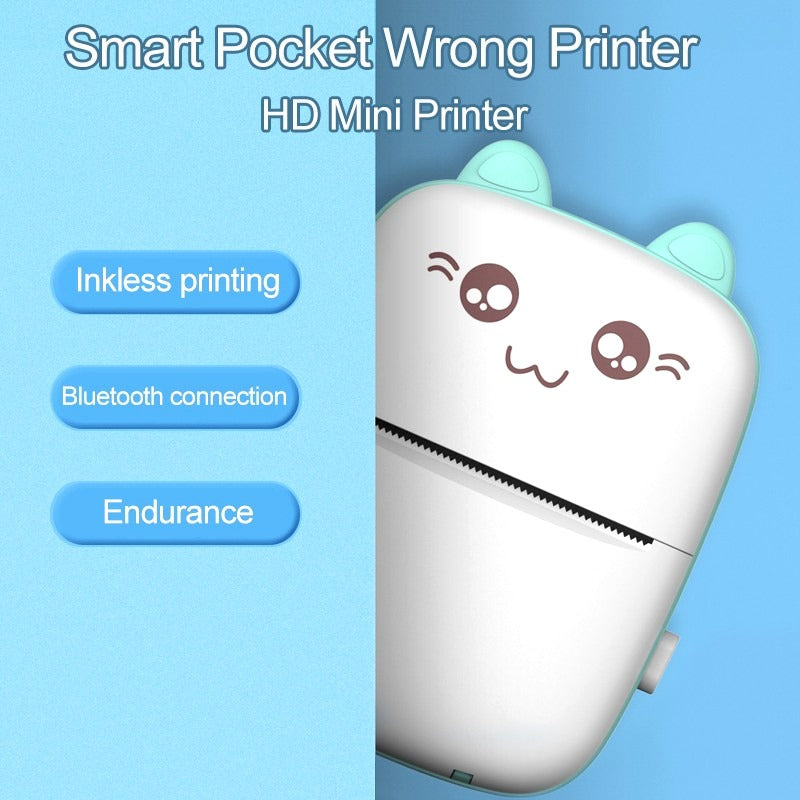 Portable Thermal Mini Photo Printer