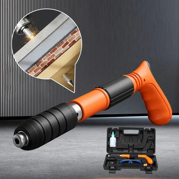 Manual Mini Nail Gun for Cement Wall | Low Noise Air Nailer Tool | Lightweight Wall Nail Machine | 10 PCS Nails