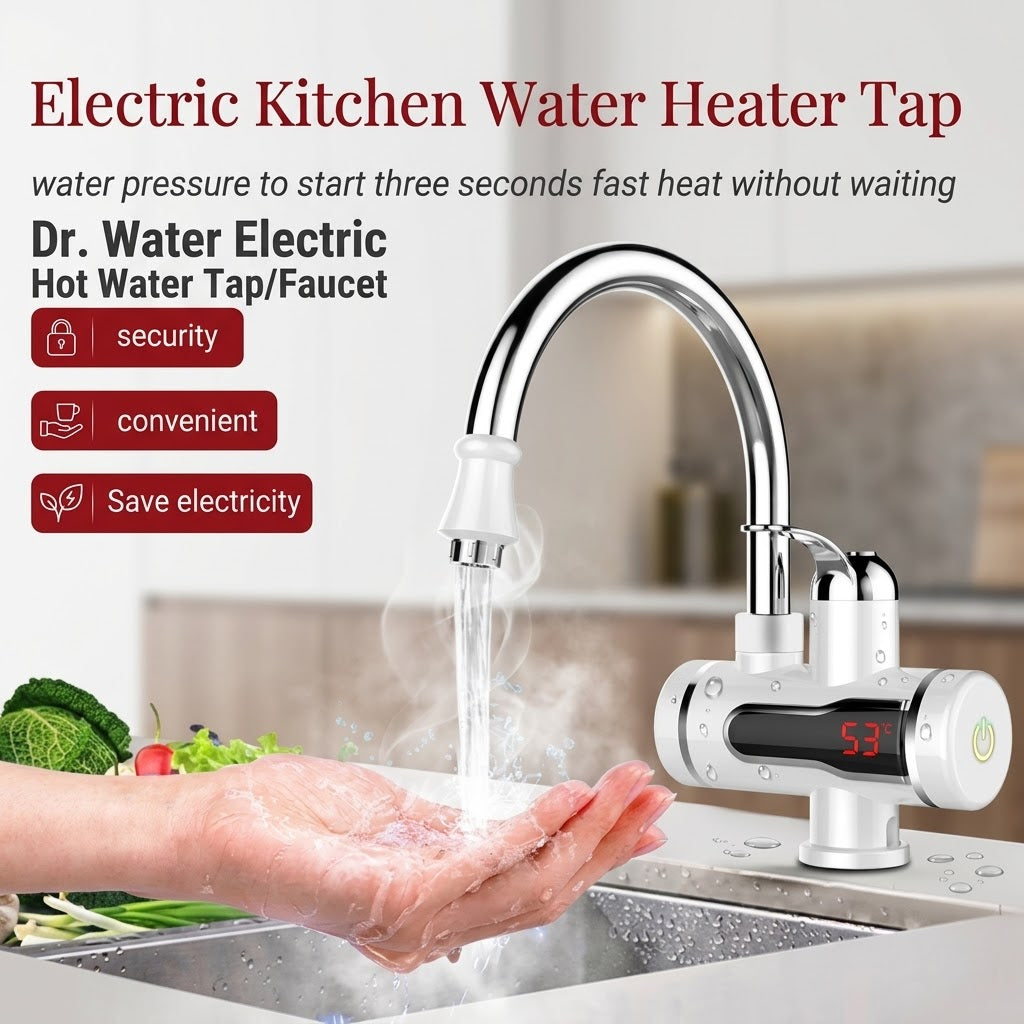 Electric Water-Heater Faucet